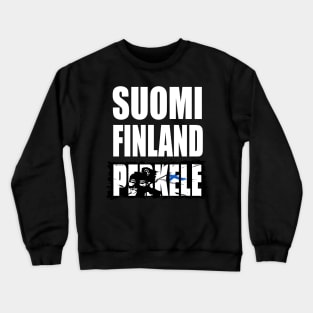 Suomi Finland Perkele Crewneck Sweatshirt